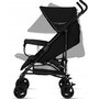 Carucior sport, Lionelo, Elia, Cu plasa de tantari, Suport de picioare reglabil, Spatar ajustabil in 4 pozitii, Capotina XXL, Pliere tip umbrela, Capacitate 15 kg, 6 luni+, EN 1888, Negru - 14