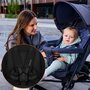 Carucior sport, Lionelo, Elia, Cu plasa de tantari, Suport de picioare reglabil, Spatar ajustabil in 4 pozitii, Capotina XXL, Pliere tip umbrela, Capacitate 15 kg, 6 luni+, EN 1888, Negru - 20