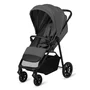 Carucior sport, Lionelo, Emerald, Pliere cu o mana,  Copertina XXL UPF50+, Spatar reglabil, Suspensie completa, Roti EVA, 6- 48 luni, Pana la 22 kg, Gri, Resigilat - 3