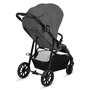 Carucior sport, Lionelo, Emerald, Pliere cu o mana,  Copertina XXL UPF50+, Spatar reglabil, Suspensie completa, Roti EVA, 6- 48 luni, Pana la 22 kg, Gri, Resigilat - 4