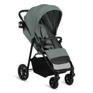 Carucior sport, Lionelo, Emerald, Pliere cu o mana,  Copertina XXL UPF50+, Spatar reglabil, Suspensie completa, Roti EVA, 6- 48 luni, Pana la 22 kg, Verde