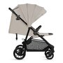 Carucior sport, Lionelo, Emerald, Pliere cu o mana,  Copertina XXL UPF50+, Spatar reglabil, Suspensie completa, Roti EVA, 6- 48 luni, Pana la 22 kg, Bej - 9