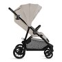 Carucior sport, Lionelo, Emerald, Pliere cu o mana,  Copertina XXL UPF50+, Spatar reglabil, Suspensie completa, Roti EVA, 6- 48 luni, Pana la 22 kg, Bej - 10