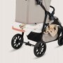 Carucior sport, Lionelo, Emerald, Pliere cu o mana,  Copertina XXL UPF50+, Spatar reglabil, Suspensie completa, Roti EVA, 6- 48 luni, Pana la 22 kg, Bej - 19