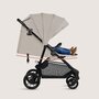 Carucior sport, Lionelo, Emerald, Pliere cu o mana,  Copertina XXL UPF50+, Spatar reglabil, Suspensie completa, Roti EVA, 6- 48 luni, Pana la 22 kg, Bej - 4