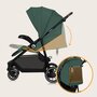 Carucior sport, Lionelo, Emma One, Cu tavita, Suport pahar, Plasa de tantari, Roti EVA, Maner reglabil, Pana la 22 kg, 6 luni+, Conform cu EN1888-1, Verde - 25