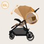 Carucior sport, Lionelo, Emma One, Cu tavita, Suport pahar, Plasa de tantari, Roti EVA, Maner reglabil, Pana la 22 kg, 6 luni+, Conform cu EN1888-1, Bej - 29