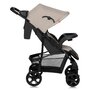 Carucior sport, Lionelo, Emma Plus, Cu tavita, 2 Suporturi pentru pahar, Geanta accesorii, Conform cu standardul european de securitate EN1888-1, Bej - 3