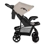 Carucior sport, Lionelo, Emma Plus, Cu tavita, 2 Suporturi pentru pahar, Geanta accesorii, Conform cu standardul european de securitate EN1888-1, Bej - 4