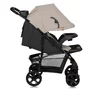 Carucior sport, Lionelo, Emma Plus, Cu tavita, 2 Suporturi pentru pahar, Geanta accesorii, Conform cu standardul european de securitate EN1888-1, Bej - 5