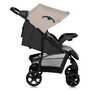 Carucior sport, Lionelo, Emma Plus, Cu tavita, 2 Suporturi pentru pahar, Geanta accesorii, Conform cu standardul european de securitate EN1888-1, Bej - 6