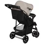 Carucior sport, Lionelo, Emma Plus, Cu tavita, 2 Suporturi pentru pahar, Geanta accesorii, Conform cu standardul european de securitate EN1888-1, Bej - 11