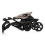Carucior sport, Lionelo, Emma Plus, Cu tavita, 2 Suporturi pentru pahar, Geanta accesorii, Conform cu standardul european de securitate EN1888-1, Bej - 15
