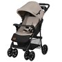 Carucior sport, Lionelo, Emma Plus, Cu tavita, 2 Suporturi pentru pahar, Geanta accesorii, Conform cu standardul european de securitate EN1888-1, Bej - 16