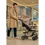 Carucior sport, Lionelo, Emma Plus, Cu tavita, 2 Suporturi pentru pahar, Geanta accesorii, Conform cu standardul european de securitate EN1888-1, Bej - 7