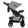Carucior sport, Lionelo, Emma Plus, Cu tavita, 2 Suporturi pentru pahar, Geanta accesorii, Conform cu standardul european de securitate EN1888-1, Gri - 3