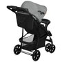 Carucior sport, Lionelo, Emma Plus, Cu tavita, 2 Suporturi pentru pahar, Geanta accesorii, Conform cu standardul european de securitate EN1888-1, Gri - 8