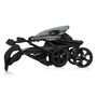 Carucior sport, Lionelo, Emma Plus, Cu tavita, 2 Suporturi pentru pahar, Geanta accesorii, Conform cu standardul european de securitate EN1888-1, Gri - 15