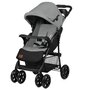 Carucior sport, Lionelo, Emma Plus, Cu tavita, 2 Suporturi pentru pahar, Geanta accesorii, Conform cu standardul european de securitate EN1888-1, Gri - 16