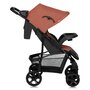 Carucior sport, Lionelo, Emma Plus, Cu tavita, 2 Suporturi pentru pahar, Geanta accesorii, Conform cu standardul european de securitate EN1888-1, Roz - 2