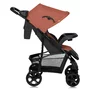 Carucior sport, Lionelo, Emma Plus, Cu tavita, 2 Suporturi pentru pahar, Geanta accesorii, Conform cu standardul european de securitate EN1888-1, Roz - 3