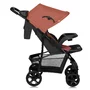 Carucior sport, Lionelo, Emma Plus, Cu tavita, 2 Suporturi pentru pahar, Geanta accesorii, Conform cu standardul european de securitate EN1888-1, Roz - 4
