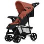 Carucior sport, Lionelo, Emma Plus, Cu tavita, 2 Suporturi pentru pahar, Geanta accesorii, Conform cu standardul european de securitate EN1888-1, Roz - 16