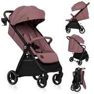 Carucior sport, Lionelo, Ingrid, Capotina impermeabila cu filtru UPF50+, Pana la 22 Kg, Spatar reglabil in 3 pozitii, Include suport pahar si plasa de tantari, Sistem pentru pliere automata, 6 luni+, Roz