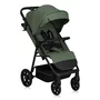 Carucior sport, Lionelo, Iva, Sustine 22 kg, 6 luni+, Capotina mare, Impermeabila, Protectie SPF 50+, 3 pozitii inclinare spatar, 8 pozitii inclinare suport picioare, 5 pozitii reglare maner, Include plasa de tantari si suport pt biberon, Verde - 1