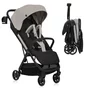 Carucior sport, Lionelo, Julie Air, Greutate redusa - 7.5 kg, Sustine 22 kg, 6 luni+, Capotina impermeabila, Protectie SPF 50+, Include suport sticla, Pliere compacta pentru calatorii, Conform cu EN1888-1 si EN1888-2, Bej - 10