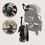 Carucior sport, Lionelo, Julie Air, Greutate redusa - 7.5 kg, Sustine 22 kg, 6 luni+, Capotina impermeabila, Protectie SPF 50+, Include suport sticla, Pliere compacta pentru calatorii, Conform cu EN1888-1 si EN1888-2, Bej - 14