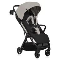 Carucior sport, Lionelo, Julie Air, Greutate redusa - 7.5 kg, Sustine 22 kg, 6 luni+, Capotina impermeabila, Protectie SPF 50+, Include suport sticla, Pliere compacta pentru calatorii, Conform cu EN1888-1 si EN1888-2, Bej