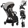 Carucior sport, Lionelo, Julie Air, Greutate redusa - 7.5 kg, Sustine 22 kg, 6 luni+, Capotina impermeabila, Protectie SPF 50+, Include suport sticla, Pliere compacta pentru calatorii, Conform cu EN1888-1 si EN1888-2, Bej - 5