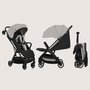 Carucior sport, Lionelo, Julie Air, Greutate redusa - 7.5 kg, Sustine 22 kg, 6 luni+, Capotina impermeabila, Protectie SPF 50+, Include suport sticla, Pliere compacta pentru calatorii, Conform cu EN1888-1 si EN1888-2, Bej - 4