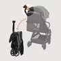 Carucior sport, Lionelo, Julie Air, Greutate redusa - 7.5 kg, Sustine 22 kg, 6 luni+, Capotina impermeabila, Protectie SPF 50+, Include suport sticla, Pliere compacta pentru calatorii, Conform cu EN1888-1 si EN1888-2, Gri - 18