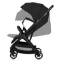 Carucior sport, Lionelo, Julie Air, Greutate redusa - 7.5 kg, Sustine 22 kg, 6 luni+, Capotina impermeabila, Protectie SPF 50+, Include suport sticla, Pliere compacta pentru calatorii, Conform cu EN1888-1 si EN1888-2, Negu Onyx - 7