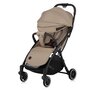 Carucior sport, Lionelo, Julie One, De la nastere, Greutate redusa, Cu accesorii, Cadru din aluminiu, 0-22 kg, Pliere compacta pentru avion, Conform cu standardele europene de securitate EN1888-1 si EN1888-2, Bej - 2