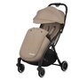 Carucior sport, Lionelo, Julie One, De la nastere, Greutate redusa, Cu accesorii, Cadru din aluminiu, 0-22 kg, Pliere compacta pentru avion, Conform cu standardele europene de securitate EN1888-1 si EN1888-2, Bej - 4