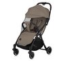 Carucior sport, Lionelo, Julie One, De la nastere, Greutate redusa, Cu accesorii, Cadru din aluminiu, 0-22 kg, Pliere compacta pentru avion, Conform cu standardele europene de securitate EN1888-1 si EN1888-2, Bej - 5