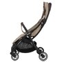Carucior sport, Lionelo, Julie One, De la nastere, Greutate redusa, Cu accesorii, Cadru din aluminiu, 0-22 kg, Pliere compacta pentru avion, Conform cu standardele europene de securitate EN1888-1 si EN1888-2, Bej - 6