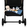 Carucior sport, Lionelo, Julie One, De la nastere, Greutate redusa, Cu accesorii, Cadru din aluminiu, 0-22 kg, Pliere compacta pentru avion, Conform cu standardele europene de securitate EN1888-1 si EN1888-2, Bej - 10