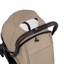 Carucior sport, Lionelo, Julie One, De la nastere, Greutate redusa, Cu accesorii, Cadru din aluminiu, 0-22 kg, Pliere compacta pentru avion, Conform cu standardele europene de securitate EN1888-1 si EN1888-2, Bej - 11