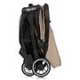 Carucior sport, Lionelo, Julie One, De la nastere, Greutate redusa, Cu accesorii, Cadru din aluminiu, 0-22 kg, Pliere compacta pentru avion, Conform cu standardele europene de securitate EN1888-1 si EN1888-2, Bej - 16