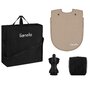 Carucior sport, Lionelo, Julie One, De la nastere, Greutate redusa, Cu accesorii, Cadru din aluminiu, 0-22 kg, Pliere compacta pentru avion, Conform cu standardele europene de securitate EN1888-1 si EN1888-2, Bej - 18