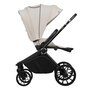 Carucior sport, Lionelo, Mika Plus, Cadru din aluminiu, Copertina XXL, Spatar reglabil in 3 pozitii, Cu accesorii, Pana la 22 kg, 6-48 luni; EN1888-1, EN1888-2 EN1466, Bej - 8