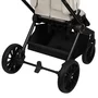 Carucior sport, Lionelo, Mika Plus, Cadru din aluminiu, Copertina XXL, Spatar reglabil in 3 pozitii, Cu accesorii, Pana la 22 kg, 6-48 luni; EN1888-1, EN1888-2 EN1466, Bej - 19