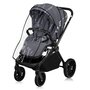 Carucior sport, Lionelo, Mika Plus, Cadru din aluminiu, Copertina XXL, Spatar reglabil in 3 pozitii, Cu accesorii, Pana la 22 kg, 6-48 luni; EN1888-1, EN1888-2 EN1466, Gri - 7