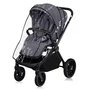 Carucior sport, Lionelo, Mika Plus, Cadru din aluminiu, Copertina XXL, Spatar reglabil in 3 pozitii, Cu accesorii, Pana la 22 kg, 6-48 luni; EN1888-1, EN1888-2 EN1466, Gri - 7