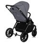 Carucior sport, Lionelo, Mika Plus, Cadru din aluminiu, Copertina XXL, Spatar reglabil in 3 pozitii, Cu accesorii, Pana la 22 kg, 6-48 luni; EN1888-1, EN1888-2 EN1466, Gri - 8