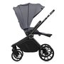 Carucior sport, Lionelo, Mika Plus, Cadru din aluminiu, Copertina XXL, Spatar reglabil in 3 pozitii, Cu accesorii, Pana la 22 kg, 6-48 luni; EN1888-1, EN1888-2 EN1466, Gri - 9